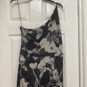 Hi low one shoulder dress